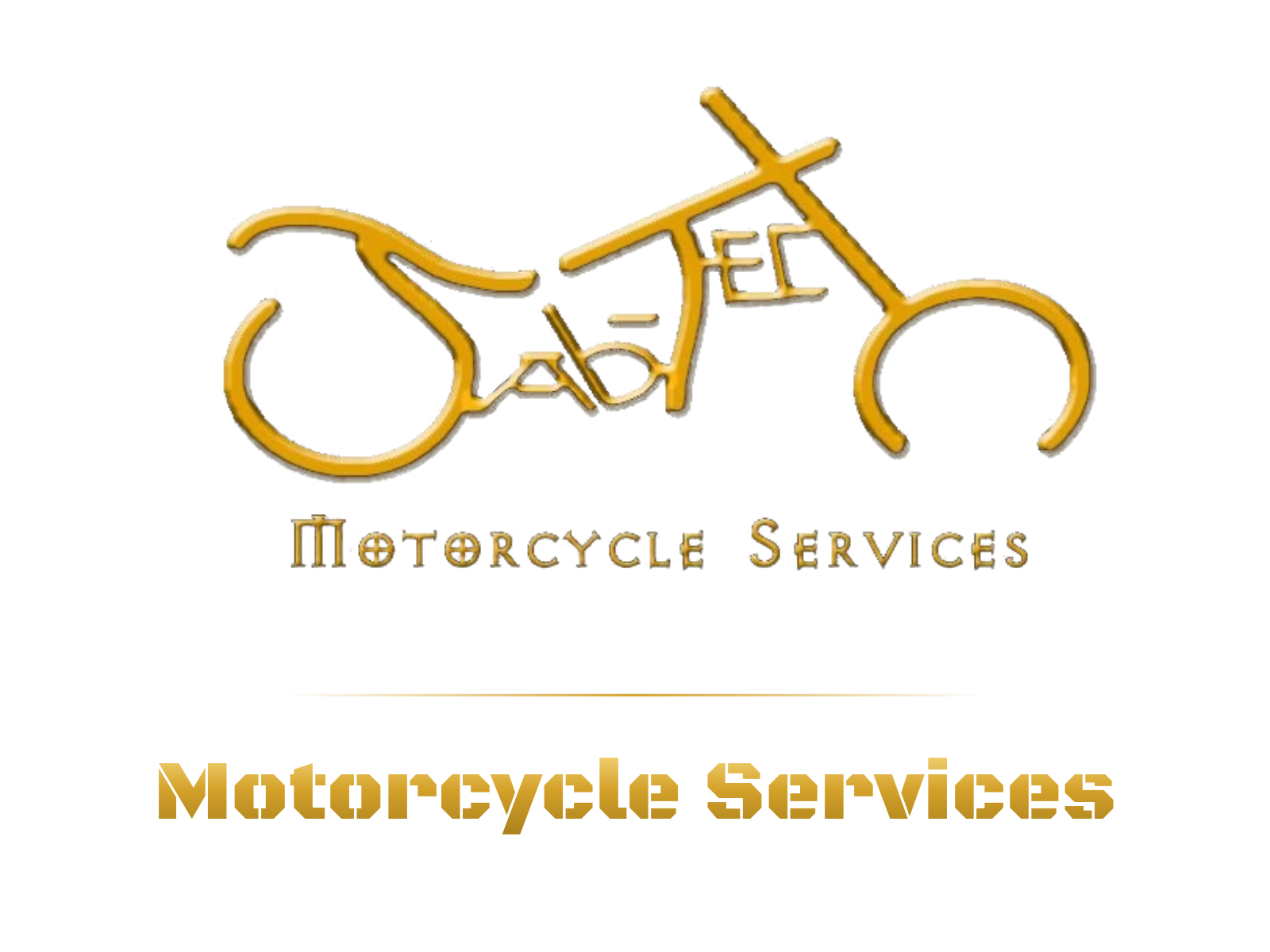 Jab-Tech Motorcycle Services chopper wordmark logo